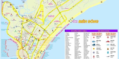 नक्शे के हो ची मिन्ह शहर बंदरगाह